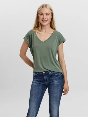 Vero Moda Koszulka "Filli" w kolorze zielonym rozmiar: XL