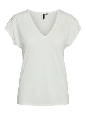 Vero Moda Koszulka "Ilsa" w kolorze białym rozmiar: XS