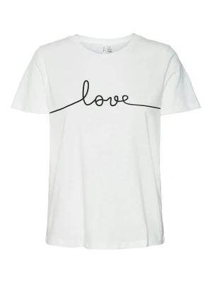 Vero Moda Koszulka "Kami" w kolorze białym rozmiar: XS