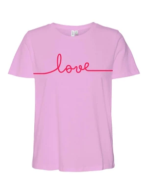 Vero Moda Koszulka "Kami" w kolorze jasnoróżowym rozmiar: XS