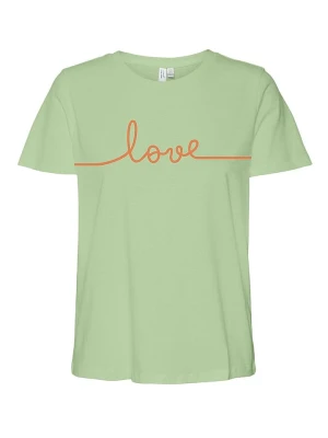 Vero Moda Koszulka "Kami" w kolorze jasnozielonym rozmiar: XL