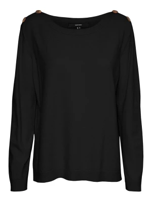 Vero Moda Koszulka "Karis" w kolorze czarnym rozmiar: XS