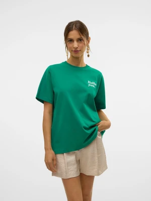 Vero Moda Koszulka "Katrine" w kolorze zielonym rozmiar: M