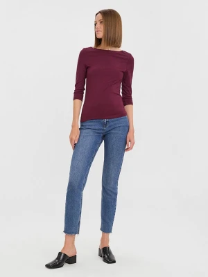 Vero Moda Koszulka "Panda" w kolorze fioletowym rozmiar: L