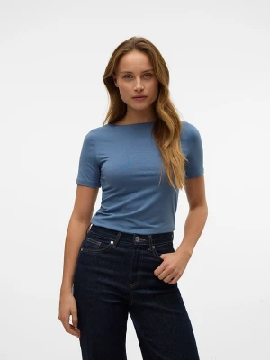 Vero Moda Koszulka "Panda" w kolorze niebieskoszarym rozmiar: S