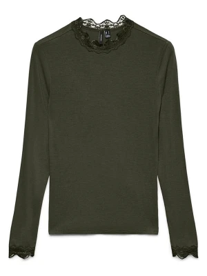 Vero Moda Koszulka "Rosa" w kolorze khaki rozmiar: XS