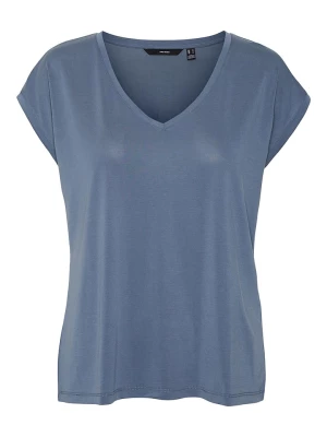 Vero Moda Koszulka "Vmfilli" w kolorze niebieskim rozmiar: XS