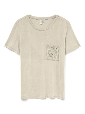 Vero Moda Koszulka w kolorze beżowym rozmiar: S