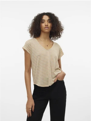 Vero Moda Koszulka w kolorze beżowym rozmiar: XS