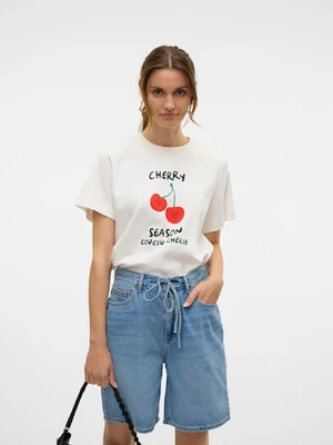 Vero Moda Koszulka w kolorze białym rozmiar: M