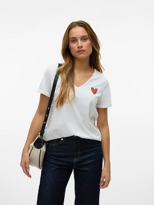 Vero Moda Koszulka w kolorze białym rozmiar: XS