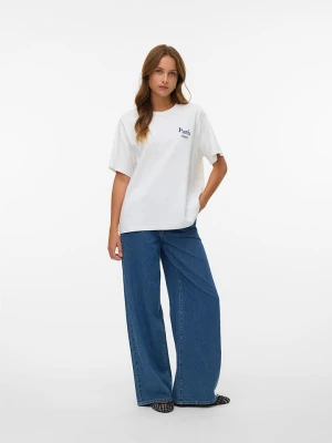 Vero Moda Koszulka w kolorze białym ze wzorem rozmiar: XL