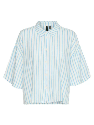 Vero Moda Koszulka w kolorze błękitno-białym rozmiar: L