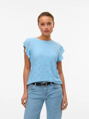 Vero Moda Koszulka w kolorze błękitnym rozmiar: L