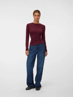 Vero Moda Koszulka w kolorze bordowym rozmiar: XS