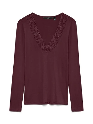 Vero Moda Koszulka w kolorze bordowym rozmiar: L