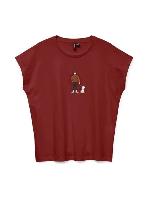 Vero Moda Koszulka w kolorze bordowym rozmiar: M