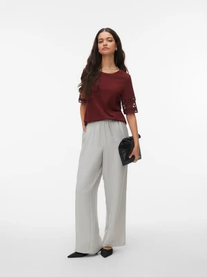 Vero Moda Koszulka w kolorze brązowym rozmiar: S