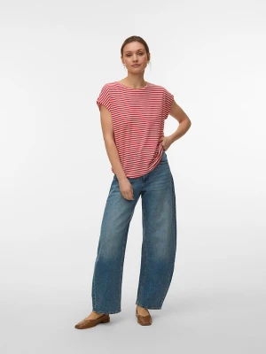 Vero Moda Koszulka w kolorze czerwono-białym rozmiar: XL