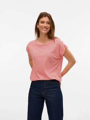 Vero Moda Koszulka w kolorze czerwono-białym rozmiar: S