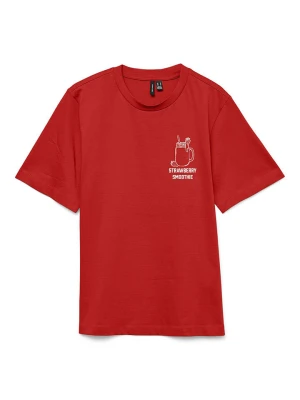 Vero Moda Koszulka w kolorze czerwonym rozmiar: XS
