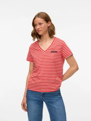 Vero Moda Koszulka w kolorze czerwonym rozmiar: L