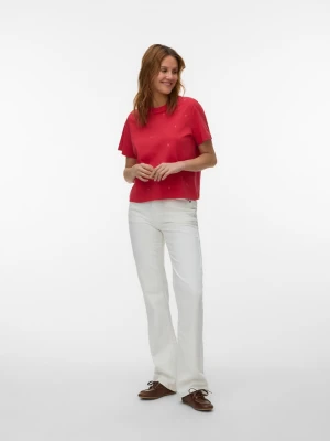 Vero Moda Koszulka w kolorze czerwonym rozmiar: M