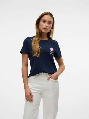 Vero Moda Koszulka w kolorze granatowym rozmiar: XS