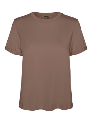 Vero Moda Koszulka w kolorze jasnobrązowym rozmiar: XS