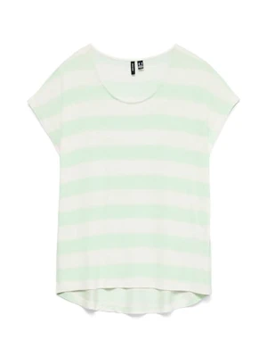 Vero Moda Koszulka w kolorze jasnozielono-białym rozmiar: XL