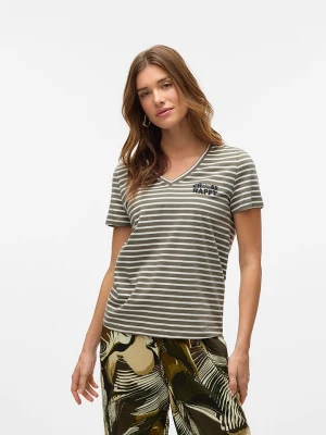 Vero Moda Koszulka w kolorze khaki rozmiar: M