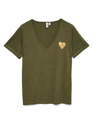 Vero Moda Koszulka w kolorze khaki rozmiar: M
