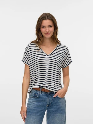 Vero Moda Koszulka w kolorze kremowym rozmiar: XS