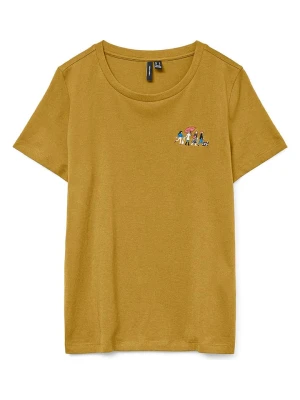 Vero Moda Koszulka w kolorze musztardowym rozmiar: XS