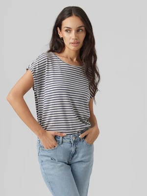 Vero Moda Koszulka w kolorze niebiesko-białym rozmiar: M