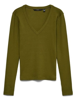 Vero Moda Koszulka w kolorze oliwkowym rozmiar: S