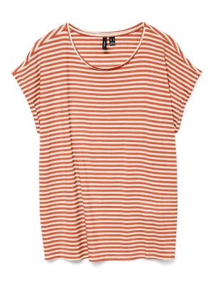 Vero Moda Koszulka w kolorze pomarańczowo-białym rozmiar: L