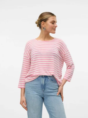 Vero Moda Koszulka w kolorze różowo-białym rozmiar: XL
