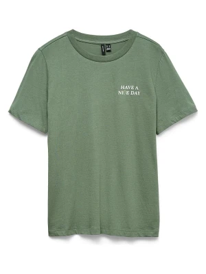 Vero Moda Koszulka w kolorze zielonym rozmiar: L