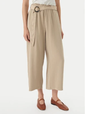 Vero Moda Kuloty Bree 10341670 Brązowy Cropped Fit