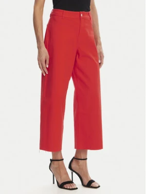 Vero Moda Kuloty Wild Kayla 10307837 Czerwony Wide Leg