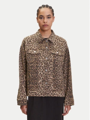 Vero Moda Kurtka jeansowa Tessa 10329961 Brązowy Oversize