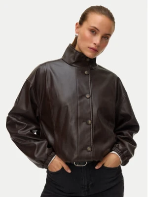 Vero Moda Kurtka z imitacji skóry Polly 10344161 Brązowy Relaxed Fit