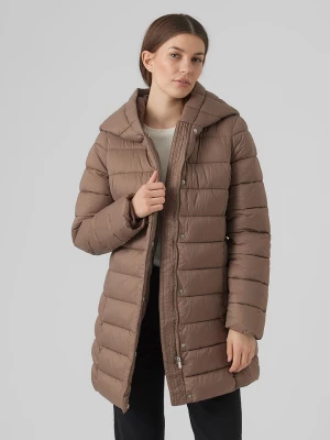 Vero Moda Płaszcz pikowany w kolorze jasnobrązowym rozmiar: XL