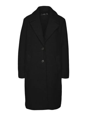 Vero Moda Płaszcz pluszowy w kolorze czarnym rozmiar: M