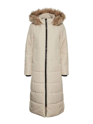 Vero Moda Płaszcz zimowy "Addison" w kolorze kremowym rozmiar: S