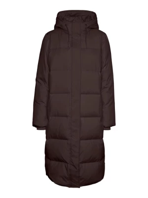 Vero Moda Płaszcz zimowy "Erica" w kolorze ciemnobrązowym rozmiar: L