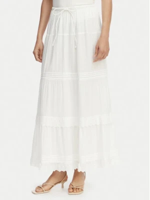 Vero Moda Spódnica maxi Sandy 10345282 Biały Regular Fit