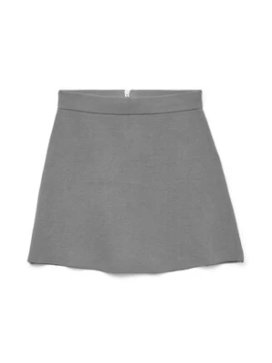 Vero Moda Spódnica mini Saba 10325944 Szary Regular Fit