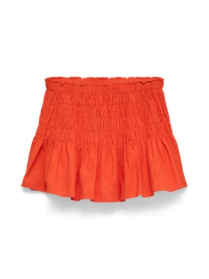 Vero Moda Spódnica mini Sofia 10350924 Pomarańczowy Regular Fit